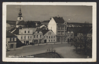 Kamenice nad Lipou, náměstí