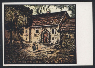 Josef Krejsa: Husův rodný domek v Husinci