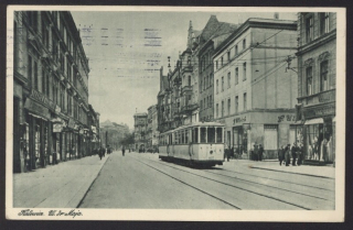 Katowice. Ul. 3er Maja. Tramvaj