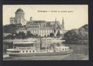 Esztergom. Bazilika és primási palota.