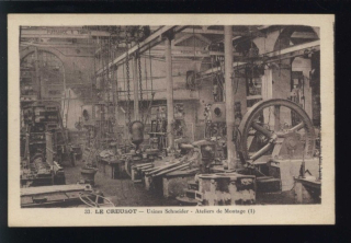Le Creusot. Usines Schneider. Ateliers de Montage.