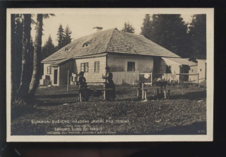 Šumava. Sušicko. Hájovna Javoří pila.