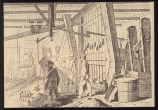 Hornictví. Stoupovna (Eduard Heuchler)