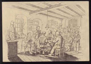 Hornictví. Modlitba (Eduard Heuchler)