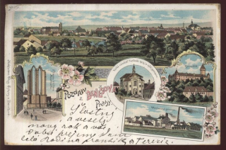 Benešov. Pozdrav z Benešova u Prahy.