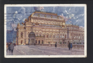 Praha. Národní divadlo.