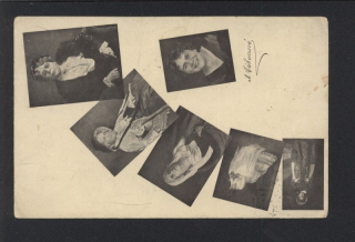 Marie Hübnerová (*1865-†1931) Herečka (podepsaná pohlednice)