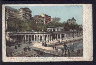 Karlovy Vary. Mlýnská kolonáda /Karlsbad. Mühlsbrunnen/