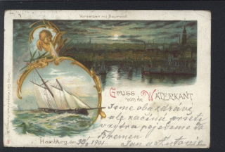 Hamburg. Gruss von de Waterkant