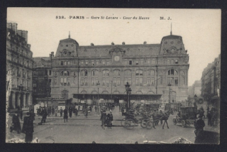 Paris. Gare St. Lazare. Cour du Havre.