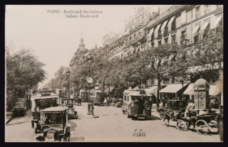 Paris. Boulevard des Italiens.