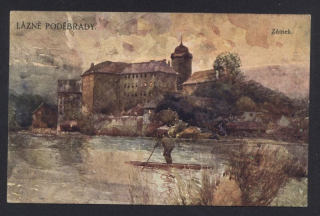 Poděbrady. Lázně Poděbrady. Zámek