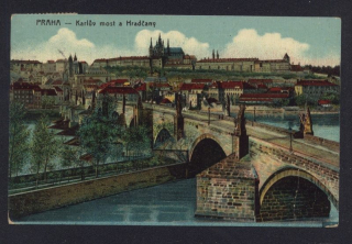 Praha. Karlův most a Hradčany