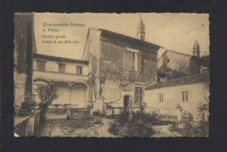 Monumentale Certosa di Pavia Chiostro grande. Veduta di una delle Celle