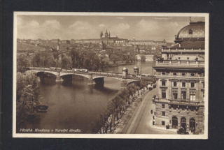 Praha. Hradčany a Národní divadlo