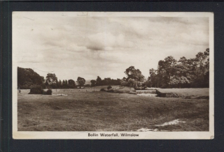 Wilmslow. Bollin Waterfall