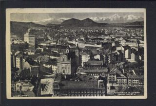 Ljubljana. Panorama iz grada.