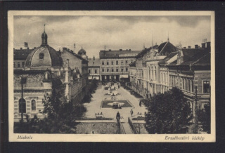 Miskolc. Erzsébettéri látkép