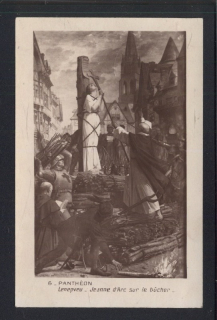 Jeanne d'Arc sur le bucher. Panthéon (Jules-Eug a #232;ne Lenepveu)