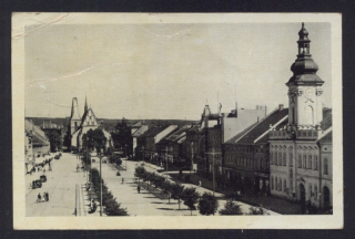 Husovo náměstí. Rakovník