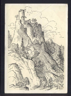 Mikoláš Aleš: Hrad na skále