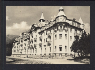 Vysoké Tatry. Grand hotel Praha v Tatranskej Lomnici