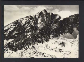Vysoké Tatry. Kriváň zo Sedilka (Profil indiánskej hlavy)