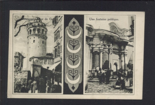 Constantinople. Tour de Galata. Une fontaine publique