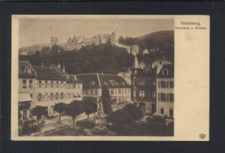 Heidelberg. Kornmarkt u. Schloss