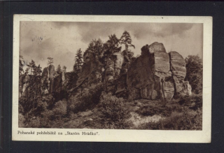Starý Hrádek. Pohanské pohřebiště. Prachovské skály u Jičína (Český ráj)