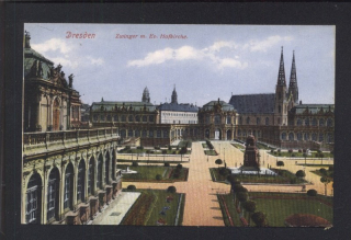 Dresden. Zwinger m. Ev. Hofkirche
