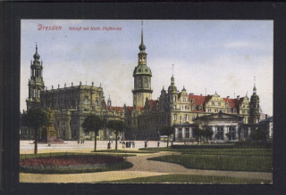 Dresden. Schloß mit Kath. Hofkirche