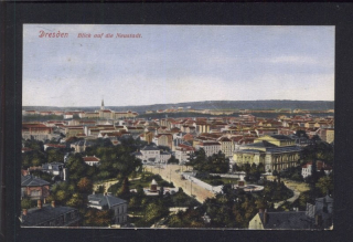 Dresden. Blick auf die Neustadt