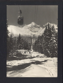 Vysoké Tatry. Lanovka na Lomnický štít