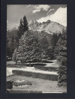 Vysoké Tatry. Tatranská Lomnica. Lomnický štít. Kežmarský štít