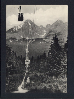 Vysoké Tatry. Lanovka na Lomnický štít