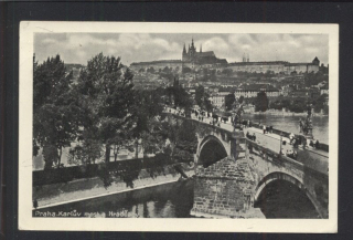 Praha. Karlův most a Hradčany