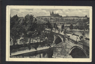 Praha. Karlův most a Hradčany