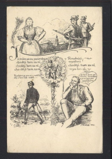 Josef Tomáš Blažek - Myslivci, kroje