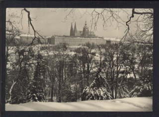 Praha. Pohled na Pražský hrad