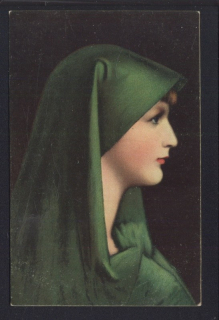 Jean Jacques Henner -  Studienkopf (litografie)