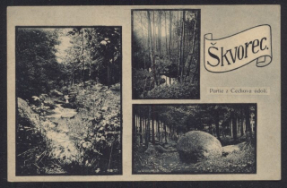 Škvorec. Partie z Čechova údolí
