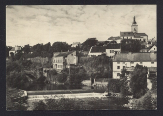 Stříbro. Pohled od jezu