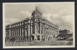 Belgrade. Beograd, Ministere des Finances