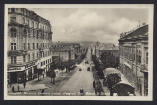 Belgrade. Beograd, Rue Miloch le Grand