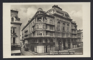 Belgrade, l'Académie dec Sciences
