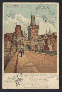 Praha. Malostranské mostní věže