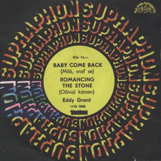 Eddy Grant - Baby Come Back / Romancing the Stone