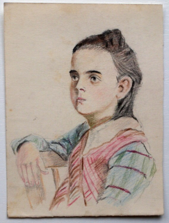 Jan Lang - Dívčí portrét