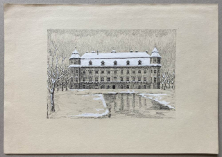 Holešov, zámek (kresba)